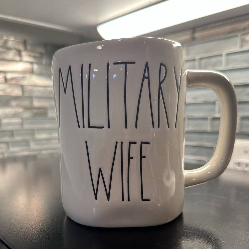 Military Wife Mug By Rae Dunn